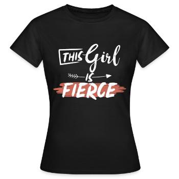 Féministe féministe - T-shirt Femme - noir - Devant - AI Model Female 172 dark (172cm)