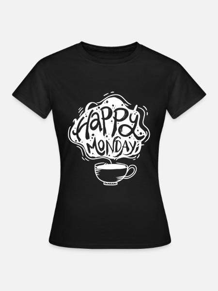 Montag - Frauen T-Shirt - Schwarz