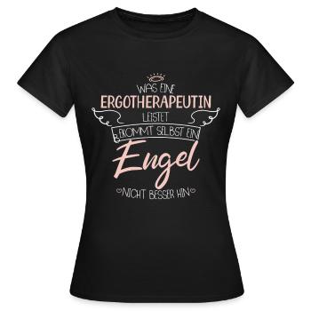 Ergotherapeutin - Frauen T-Shirt - Schwarz - Vorne - AI Model Female 172 dark (172cm)