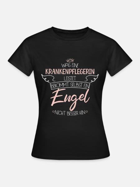 Krankenpflegerin - Frauen T-Shirt - Schwarz