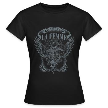 Yellowstone Kelly Reilly LA FEMME T-Shirt - Women's T-Shirt - black - Front - AI Model Female 172 dark (172cm)