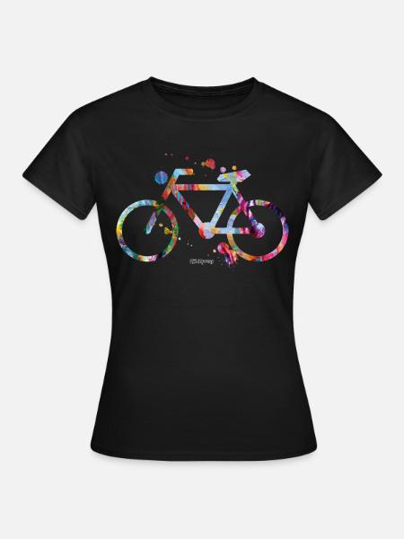 P.D. Moreno Vélo Coloré - T-shirt Femme - noir
