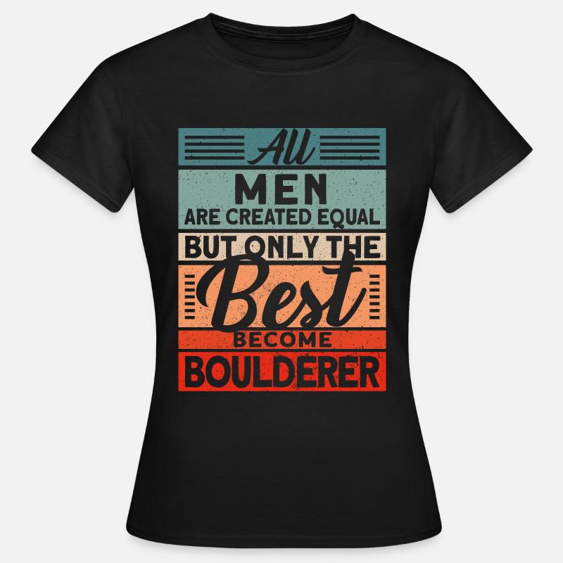 Fun bouldering & climbing - Women's T-Shirt - black