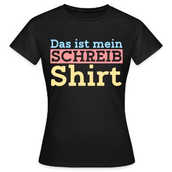 Das Ist Mein Schreib-Shirt Schreiber Autor - Frauen T-Shirt - Schwarz - Vorne - AI Model Female 172 dark (172cm)