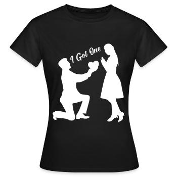 Marriage - Women's T-Shirt - black - Front - AI Model Female 172 dark (172cm)