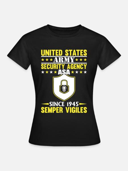 US Army Security - Frauen T-Shirt - Schwarz