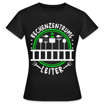 Rechenzentrumsleiter Rechen & Leiter Garten - Frauen T-Shirt - Schwarz - Vorne - AI Model Female 172 dark (172cm)
