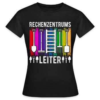 Rechenzentrumsleiter Rechen & Leiter Garten - Frauen T-Shirt - Schwarz - Vorne - AI Model Female 172 dark (172cm)
