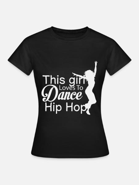 Juste une fille qui aime le hip-hop - T-shirt Femme - noir