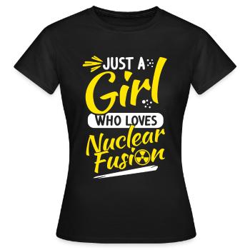 Ingénieur Nucléaire Nucléaire Radioactif - T-shirt Femme - noir - Devant - AI Model Female 172 dark (172cm)