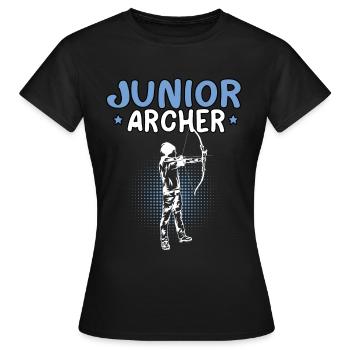 Junior Archer Archery Archer - Women's T-Shirt - black - Front - AI Model Female 172 dark (172cm)