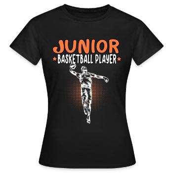 Basketteur junior Basketteur - T-shirt Femme - noir - Devant - AI Model Female 172 dark (172cm)