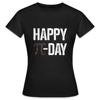 Mathematik Zahl Pi Kreis Schule Shirt Geschenk - Frauen T-Shirt - Schwarz - Vorne - AI Model Female 172 dark (172cm)