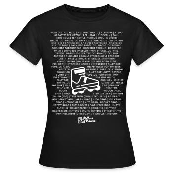 Büste Ein Umzug - Frauen T-Shirt - Schwarz - Vorne - AI Model Female 172 dark (172cm)
