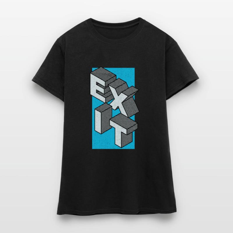 Exit - take the exit in blue Women's T-Shirt