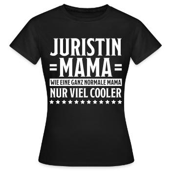 Juristin Beruf Lustige Spruch Jurist Jura Geschenk - Frauen T-Shirt - Schwarz - Vorne - AI Model Female 172 dark (172cm)