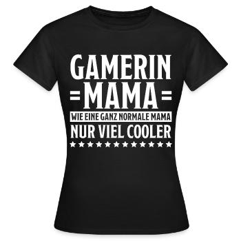 Gamerin Spruch Videospiel Sprüche Gamerin Geschenk - Frauen T-Shirt - Schwarz - Vorne - AI Model Female 172 dark (172cm)