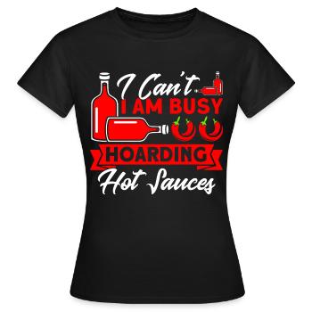 Collect Sauces Collection Gift - Women's T-Shirt - black - Front - AI Model Female 172 dark (172cm)
