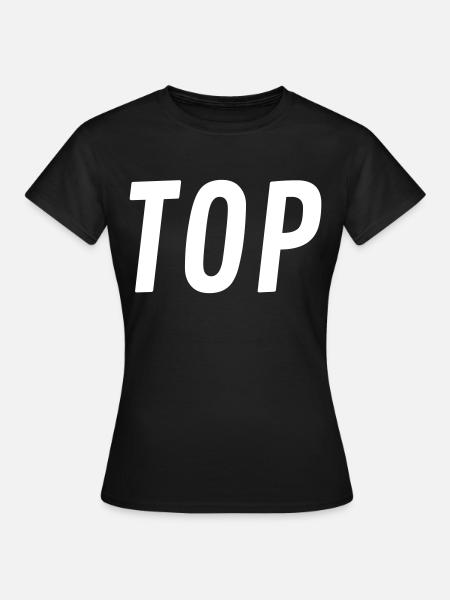 Top oder Bottom - Frauen T-Shirt - Schwarz