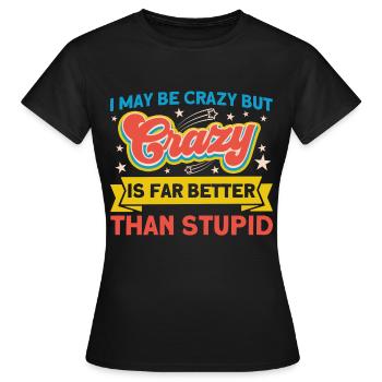 Sarcasme Sarcastique Ironie Cadeau - T-shirt Femme - noir - Devant - AI Model Female 172 dark (172cm)