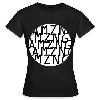 AMAZING - Women's T-Shirt - black - Front - AI Model Female 172 dark (172cm)