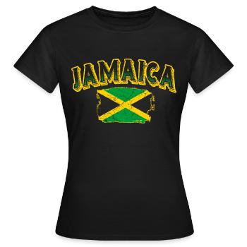 Jamaica - Women's T-Shirt - black - Front - AI Model Female 172 dark (172cm)