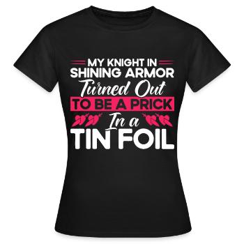 Divorce Divorcé Divorcé Cadeau - T-shirt Femme - noir - Devant - AI Model Female 172 dark (172cm)