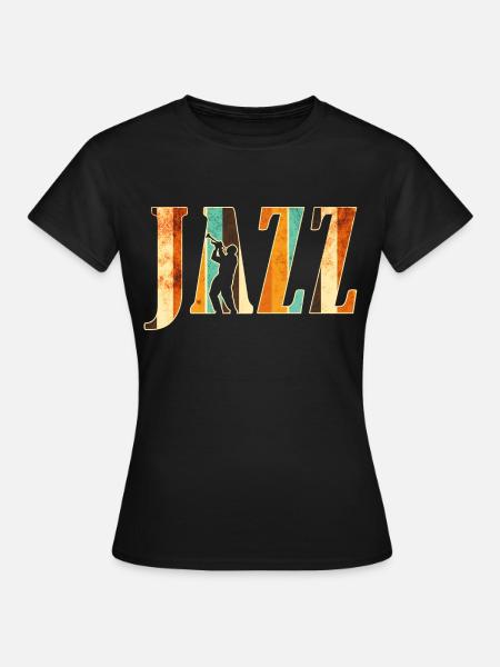 Jazz Musik - Frauen T-Shirt - Schwarz