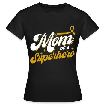 Survivant du cancer infantile - T-shirt Femme - noir - Devant - AI Model Female 172 dark (172cm)