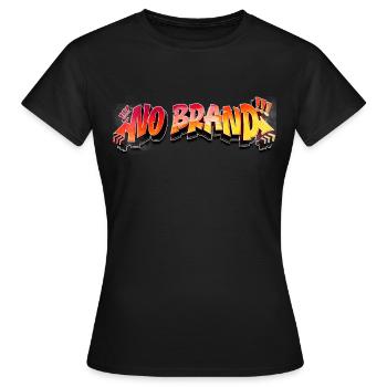 Pas de marque - Graffiti - T-shirt Femme - noir - Devant - AI Model Female 172 dark (172cm)