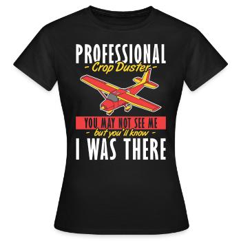 Tu ne me vois pas Tu sais que j’étais là Pulvérisateur - T-shirt Femme - noir - Devant - AI Model Female 172 dark (172cm)