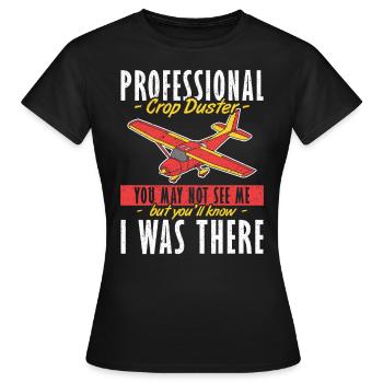 Tu ne me vois pas Tu sais que j’étais là Pulvérisateur - T-shirt Femme - noir - Devant - AI Model Female 172 dark (172cm)