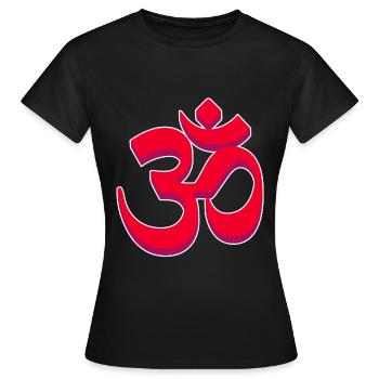 Hindouisme Symbole sacré Cadeau noir - T-shirt Femme - noir - Devant - AI Model Female 172 dark (172cm)