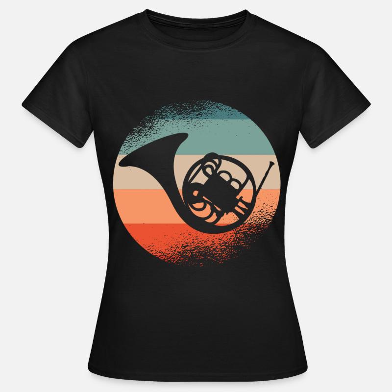 Horn Horn - Maglietta da donna - nero