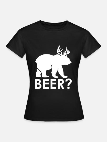 beer - Frauen T-Shirt - Schwarz