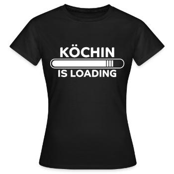 Köchin Spruch Kochen Job Lustiges Köchin Geschenk - Frauen T-Shirt - Schwarz - Vorne - AI Model Female 172 dark (172cm)