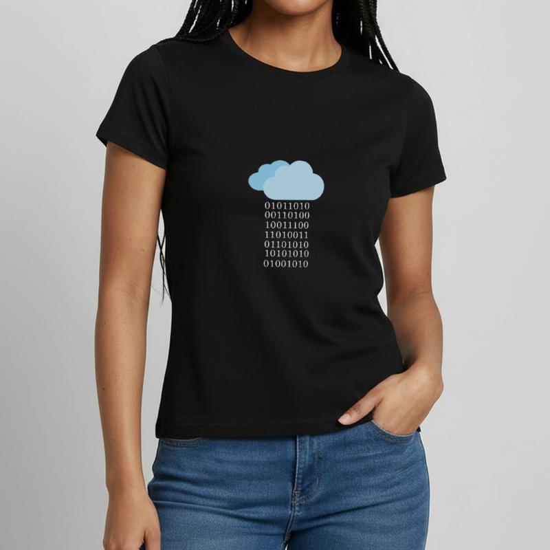 Cloud computing - Binary cloud Women's T-Shirt