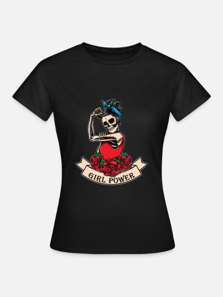 Rockabilly girl power - Women's T-Shirt - black