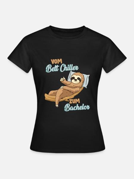 Bachelor Geschenk Spruch - Frauen T-Shirt - Schwarz