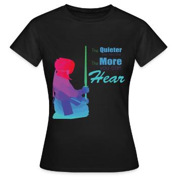 Kendo - T-shirt Femme - noir - Devant - AI Model Female 172 dark (172cm)