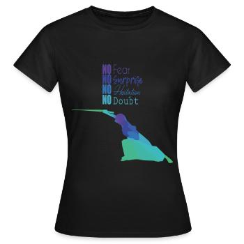 Kendo - T-shirt Femme - noir - Devant - AI Model Female 172 dark (172cm)