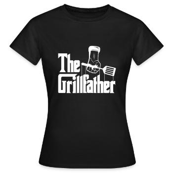 Le Barbecue papa papa cadeau de rÃ èe de rÃ èe - T-shirt Femme - noir - Devant - AI Model Female 172 dark (172cm)