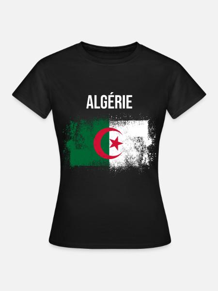 Algerien - Frauen T-Shirt - Schwarz