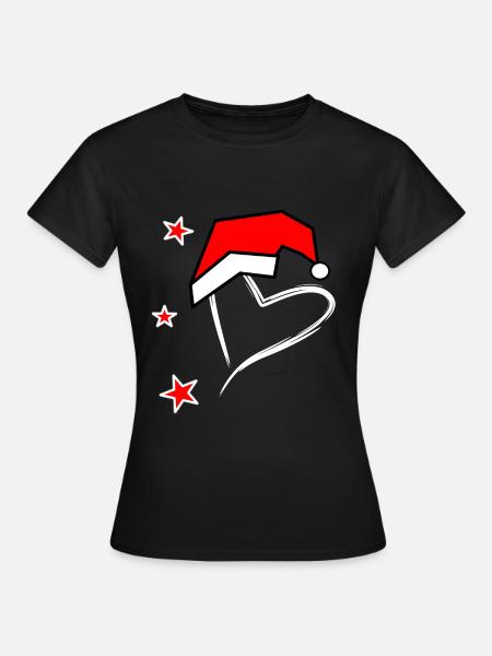Herzchen - Frauen T-Shirt - Schwarz
