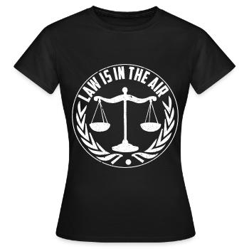 Avocat juriste avocat avocat - T-shirt Femme - noir - Devant - AI Model Female 172 dark (172cm)