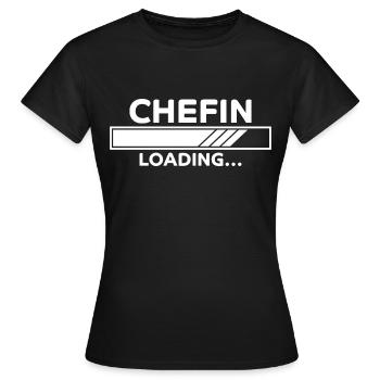 Chefin Spruch Familie Beruf Lustig Chefin Geschenk - Frauen T-Shirt - Schwarz - Vorne - AI Model Female 172 dark (172cm)