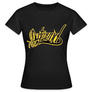 Dortmund - Frauen T-Shirt - Schwarz - Vorne - AI Model Female 172 dark (172cm)