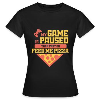 Gaming Gaming Gaming Gaming Gaming Gaming Gaming - Women's T-Shirt - black - Front - AI Model Female 172 dark (172cm)