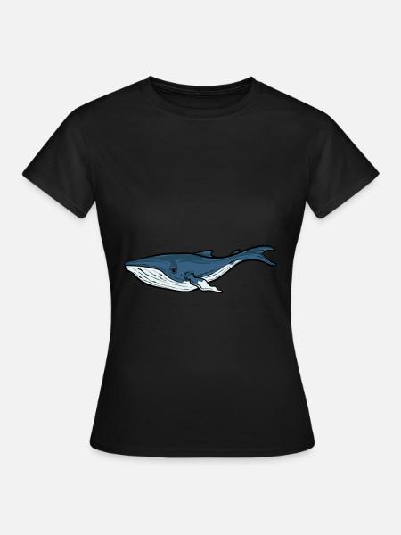 Süße Walarten Für Jeden Walliebhaber - Wal Wale - Frauen T-Shirt - Schwarz