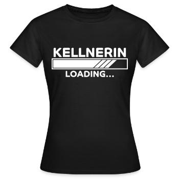 Kellnerin Spruch Kellner Beruf Kellnerin Geschenk - Frauen T-Shirt - Schwarz - Vorne - AI Model Female 172 dark (172cm)